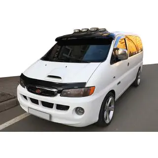 Накладки на дзеркала (2 шт, пласт.) Hyundai H200, H1, Starex 1998-2007 рр. фото 3