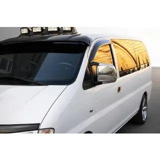 Накладки на дзеркала (2 шт, пласт.) Hyundai H200, H1, Starex 1998-2007 рр. фото 1