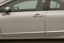 Honda Civic Sedan VIII 2006-2011 рр. Накладки на ручки (4 шт., нерж.) фото 1