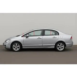 Нижня окантовка вікон (6 шт, нерж) Honda Civic Sedan VIII 2006-2011 рр. фото 1