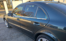 Mercedes E-сlass W211 2002-2009 рр. Зовнішня окантовка стекол (нерж) фото 9