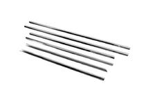 Mercedes E-сlass W211 2002-2009 рр. Зовнішня окантовка стекол (нерж) фото 4